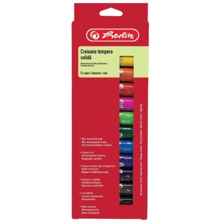 RECHIZITE, BIROTICA SI PAPETARIE - TEMPERA SOLIDA 12 SET