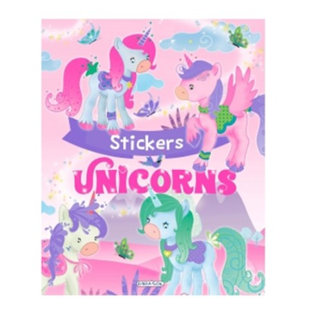 Activitati si jocuri pentru copii - Unicorns stickers (mov)