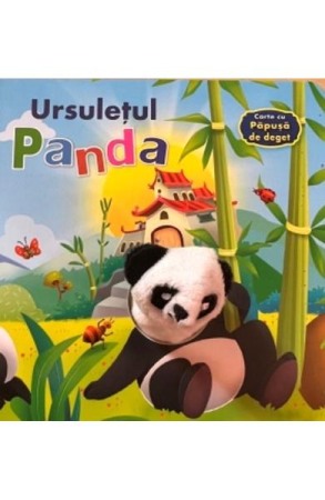 Activitati si jocuri pentru copii - Ursuletul Panda. Carte cu papusa de deget