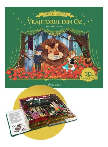Carti pentru copii - Vrajitorul din Oz - Editie interactiva Pop-up