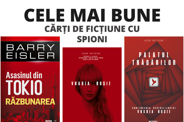 Cele mai bune cărți de ficțiune cu spioni
