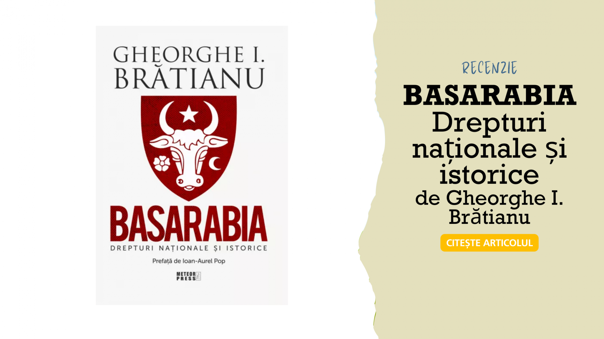BASARABIA. Drepturi naționale și istorice de Gheorghe I. Brătianu, o carte esențială