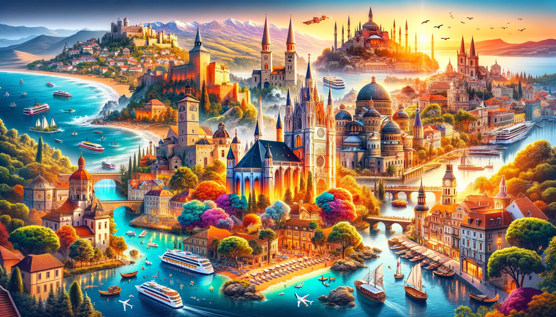 Top 10 destinații de vacanță 2024. Ghiduri de călătorie