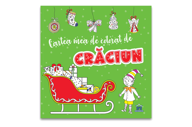 Cartea mea de colorat de Crăciun