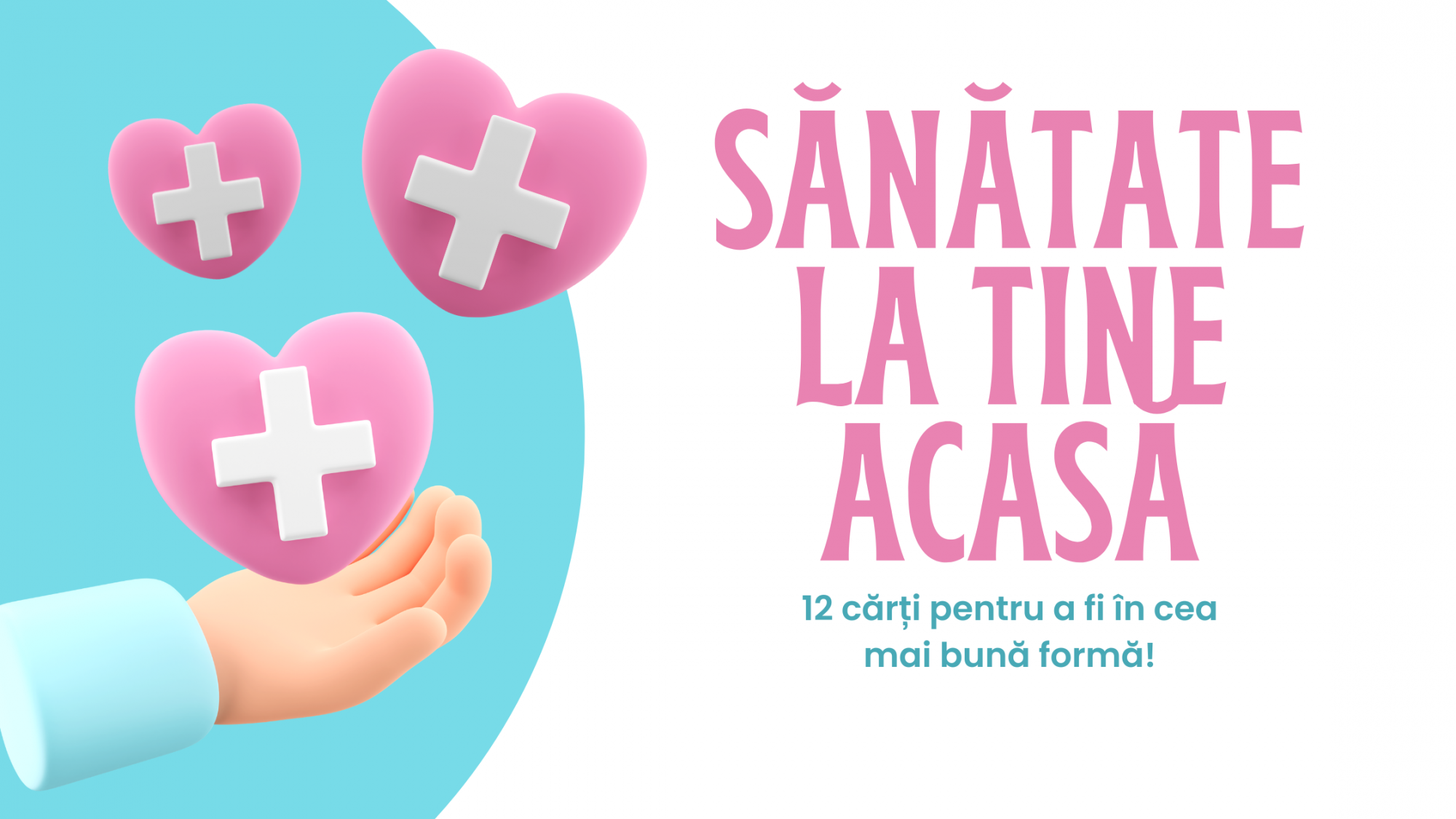 Sănătate la tine acasă: 12 cărți pentru a fi în cea mai bună formă!