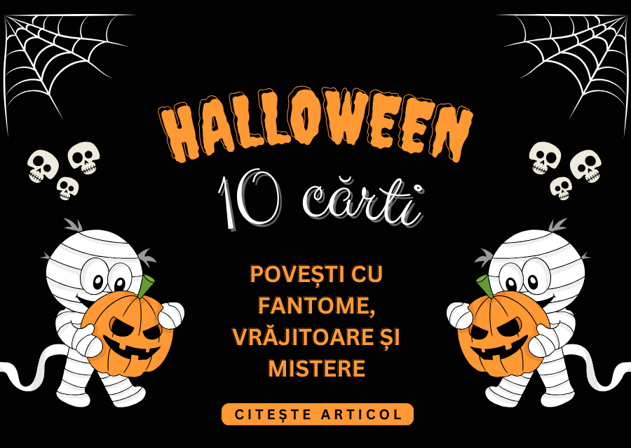 10 cărți de Halloween: povești cu fantome, vrăjitoare și mistere