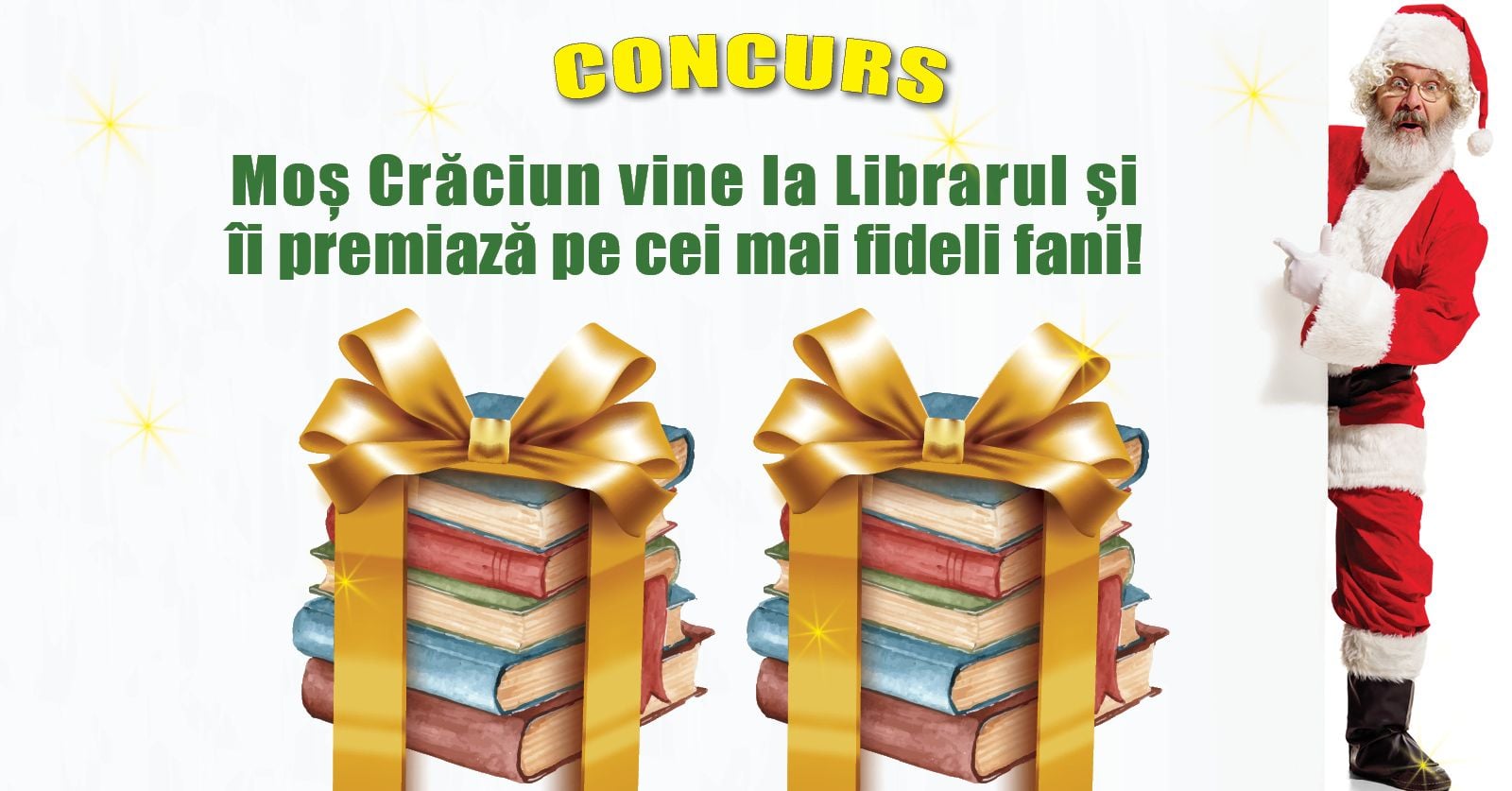 REGULAMENT Mos Craciun vine la Librarul si ii premiaza pe cei mai fideli fani