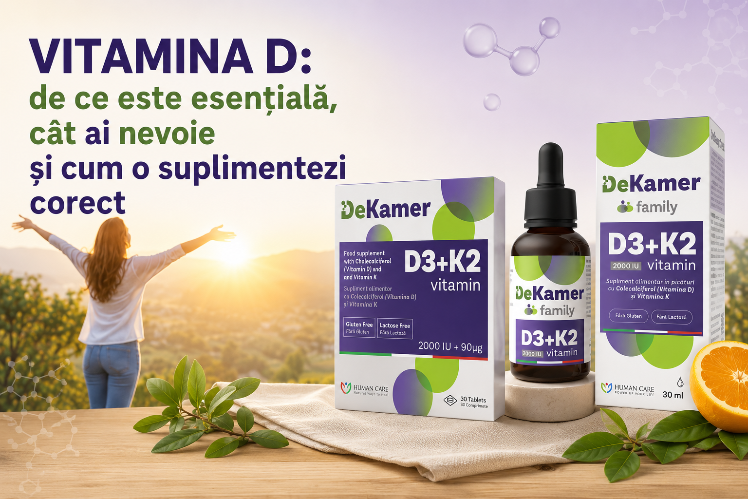 Vitamina D: de ce este esențială, cât ai nevoie și cum o suplimentezi corect