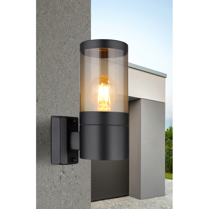 Aplica de exterior Xeloo, oțel inoxidabil negru mat, IP44, 1xE27 [2]