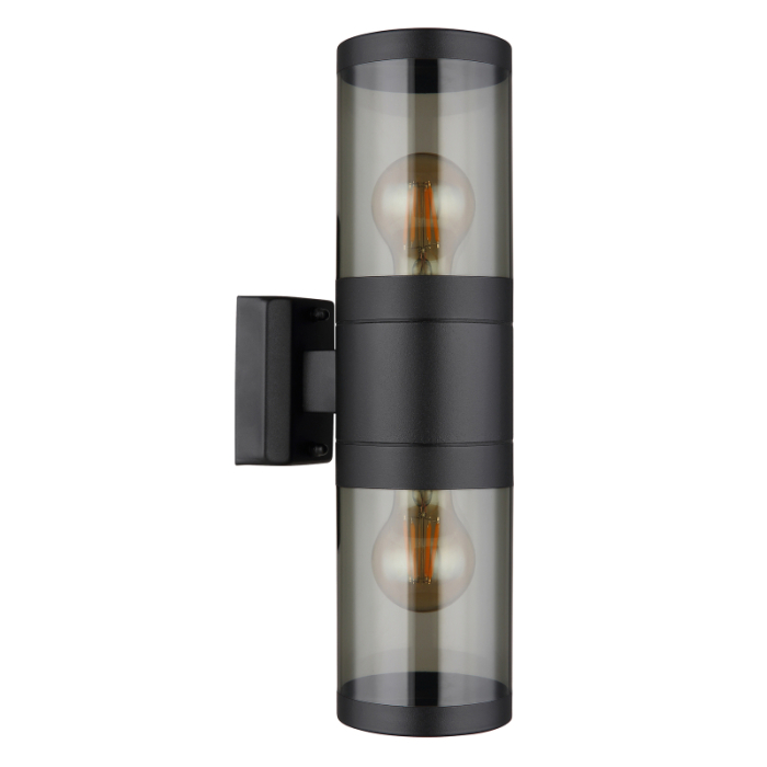 Aplica de exterior Xeloo, oțel inoxidabil negru mat, IP44, 2xE27 [4]