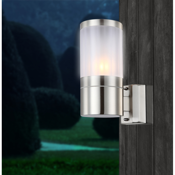 Aplica de exterior Xeloo, oțel inoxidabil, sticlă, IP44, 1xE27 [2]