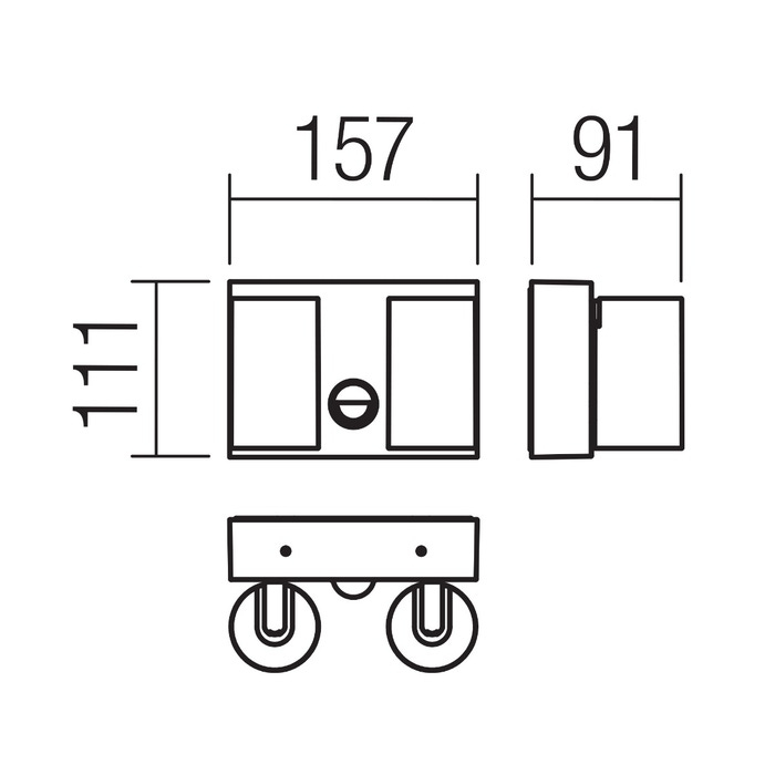 Aplica LED Alan, 18W, 90634 CCT 2200K/3000K/4000K [3]