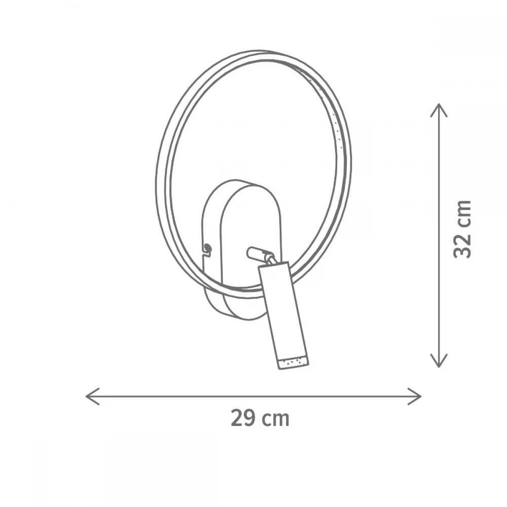Aplică LED Altheia AP1, alb, 14W 4000K, KL141021 [2]
