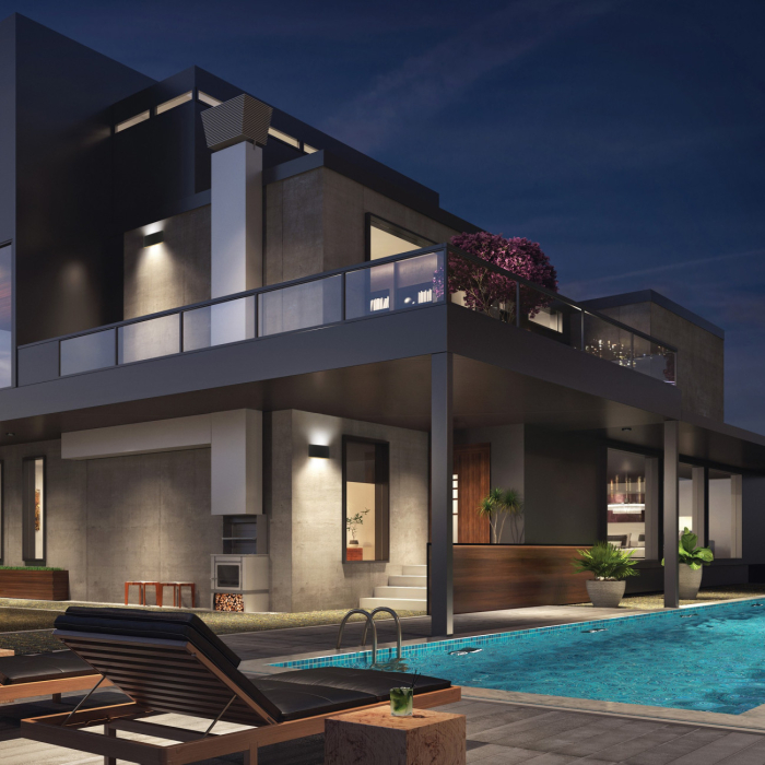 Aplica LED Ambiance, negru, 12W 4000K [2]