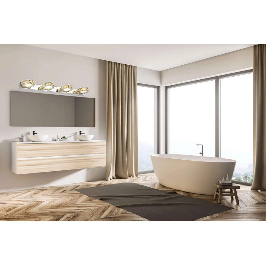 Aplica LED Champagne, crom/auriu, 12W 4000K, 146003 [2]