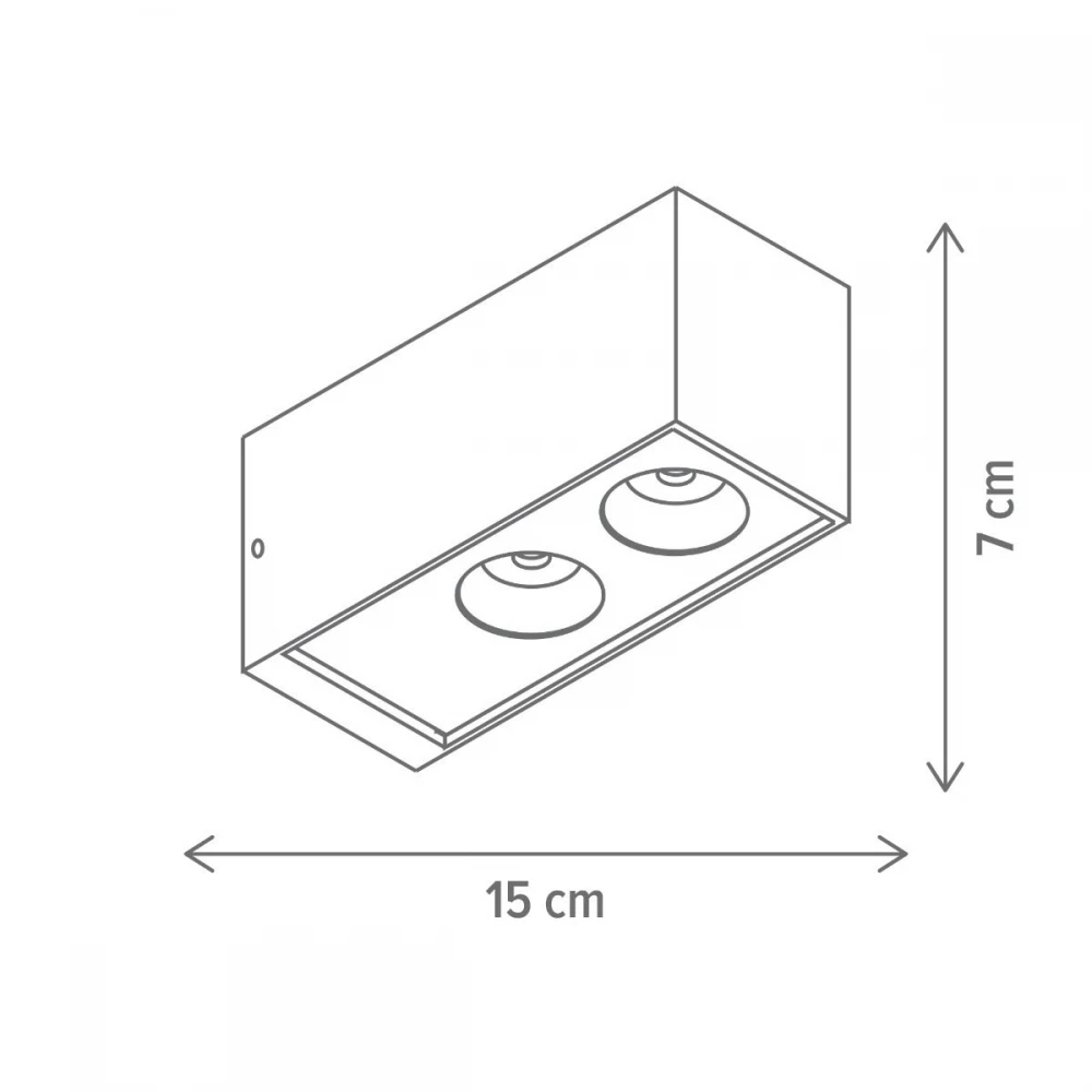 Aplica LED exterior Hunter, 6W 4000K [4]