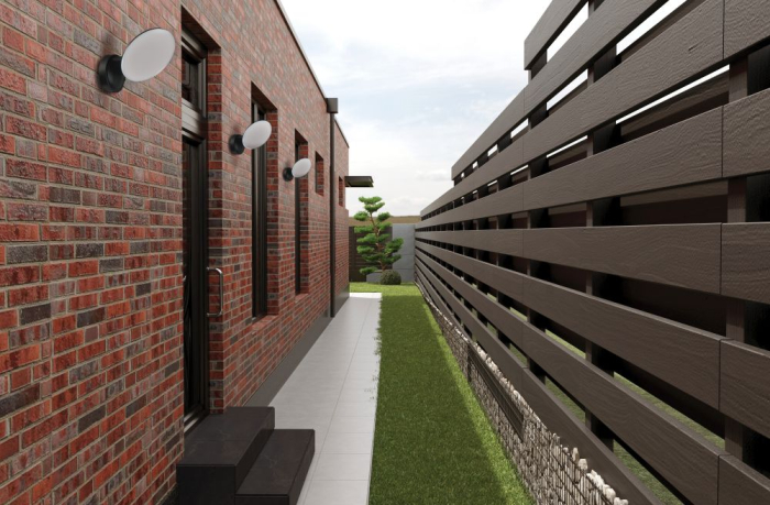 Aplica LED exterior Ossett, neagra,12W 4000K [2]