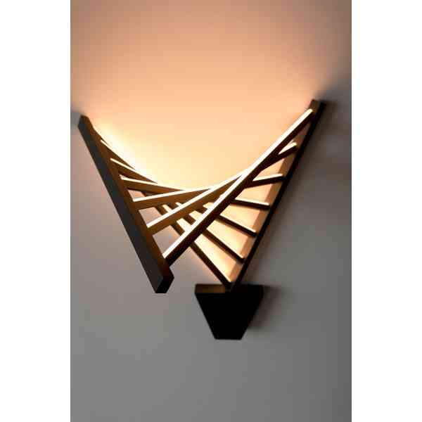 Aplica LED Fluctus, 27W negru metal, 141019 [2]