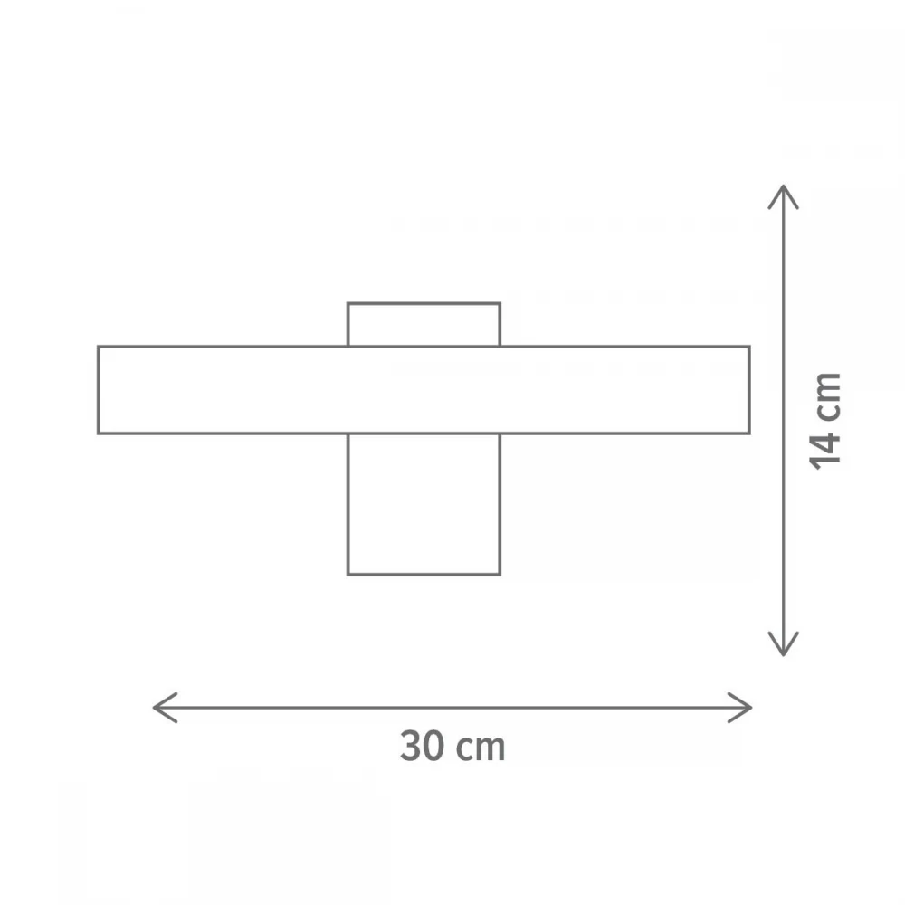 Aplica LED Truly, negru, 18W 4000K [2]