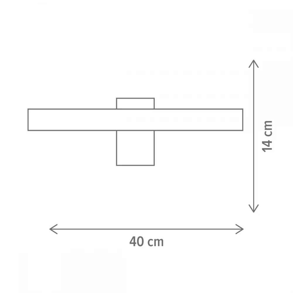 Aplica LED Truly, negru, 24W 4000K [3]