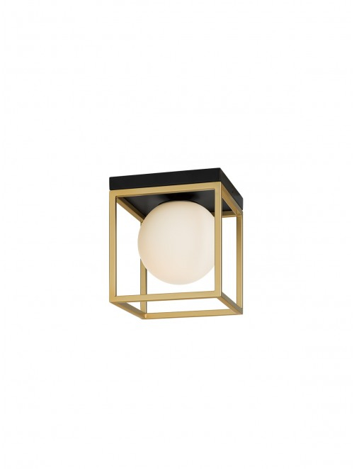 Aplica/Plafoniera Zodiac, negru/auriu, 1x28W E14, 01-3053 [1]