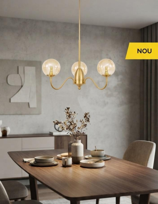 Candelabru Aerial SP3 G, ambra/alama, 3xG9 113061 [2]