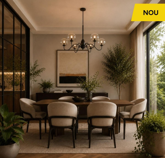 Candelabru Aerial SP6 B, fumuriu/negru, 6xG9 116008 [2]