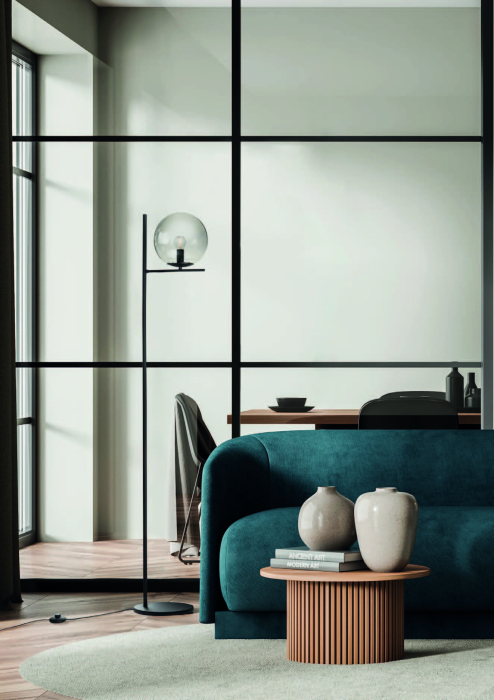 Lampadar Boldy, negru, 1x28W E14, 01-3074 [2]