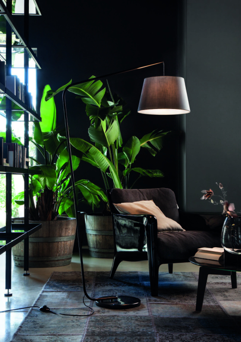 Lampadar Kermit, negru/gri, 1x42W E27, 01-3077 [2]