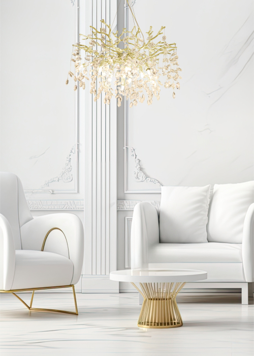 Lustra Cindy, aurie, 10x3.5W G9, MD4115-1-EGN [4]