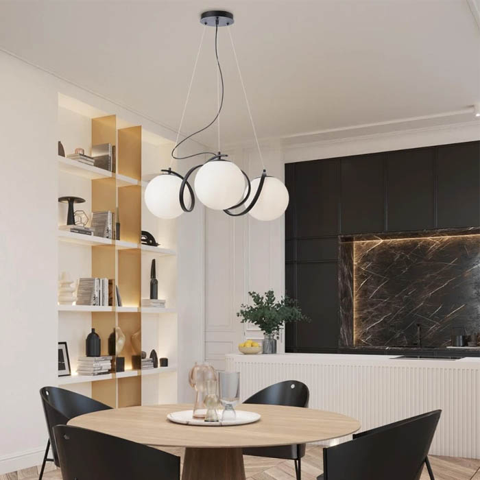 Lustra Kaya, negru mat, 3xE27 01-4751 [2]