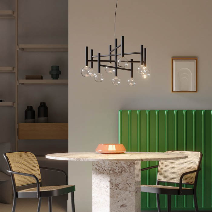 Lustra LED Bolla, negru mat, 42W, CCT 2700K/3000K, 01-4557 [2]