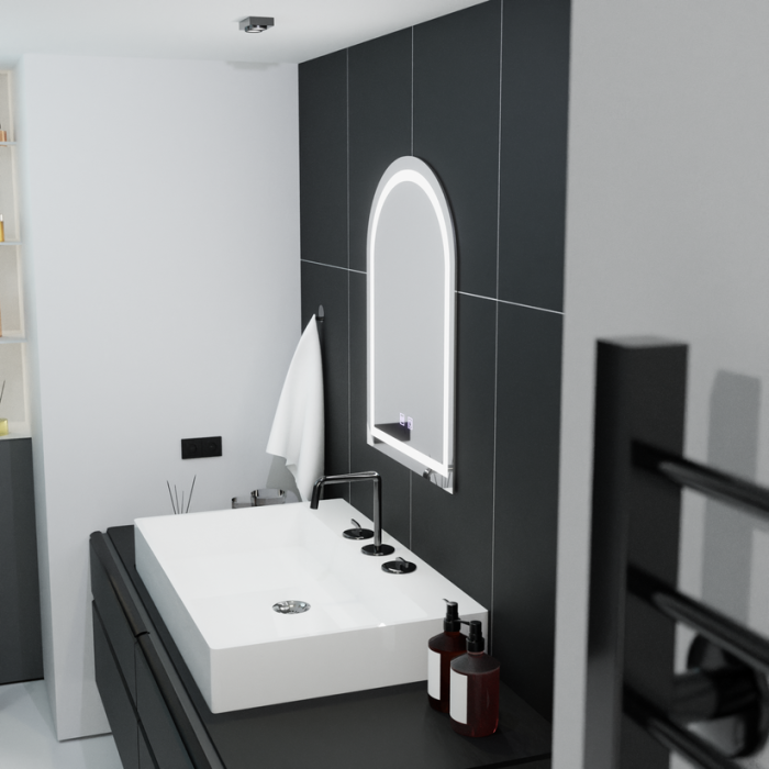 Oglinda LED Arcata  Arco Touch, 60x80cm [5]