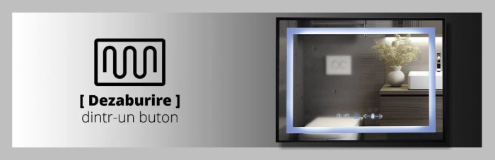 Oglinda LED Rectangulara Definition MotionGlow Marcello, 100x60cm [3]