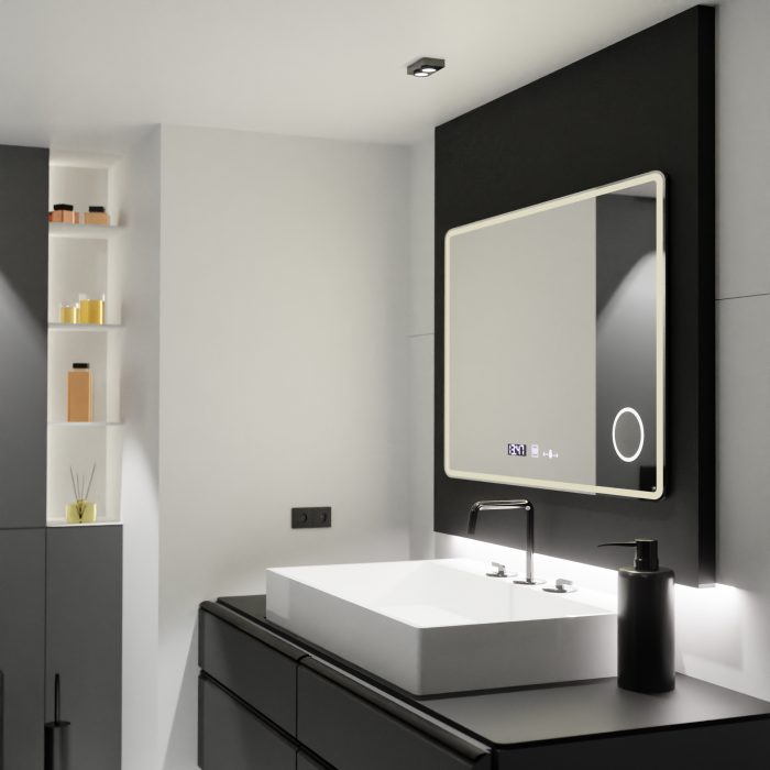 Oglinda LED Rectangulara Riflesso MotionGlow Marcello, 90x75cm [14]