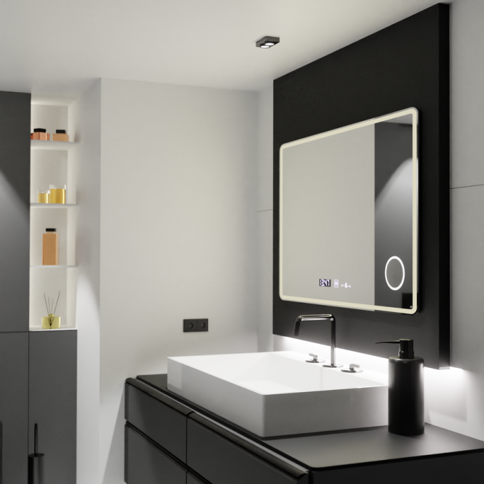 Oglinda LED Rectangulara Riflesso MotionGlow Marcello, 90x75cm [8]