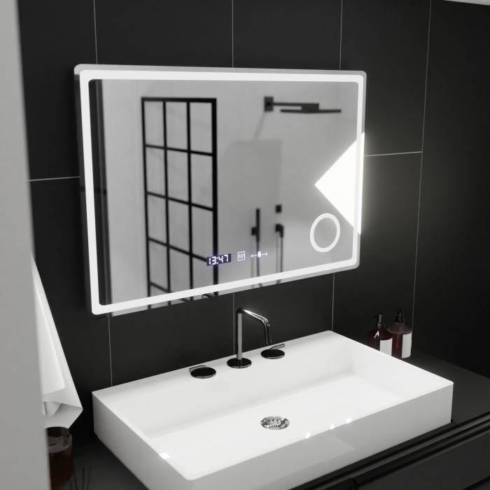 Oglinda LED Rectangulara Riflesso MotionGlow Marcello, 90x75cm [12]