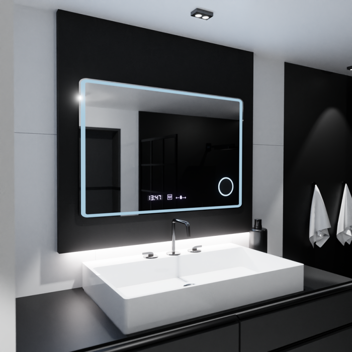 Oglinda LED Rectangulara Riflesso MotionGlow Marcello, 90x75cm [9]
