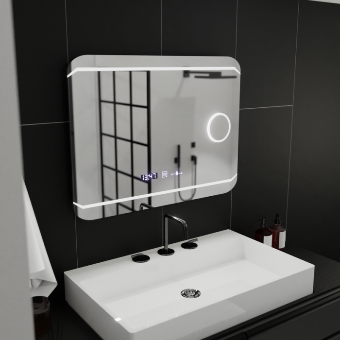 Oglinda LED Rectangulara Stile MotionGlow Marcello, 80x60cm [2]