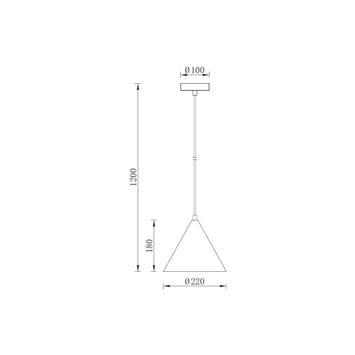 Pendul auriu, 1x23W E27, BV05-00065 [3]