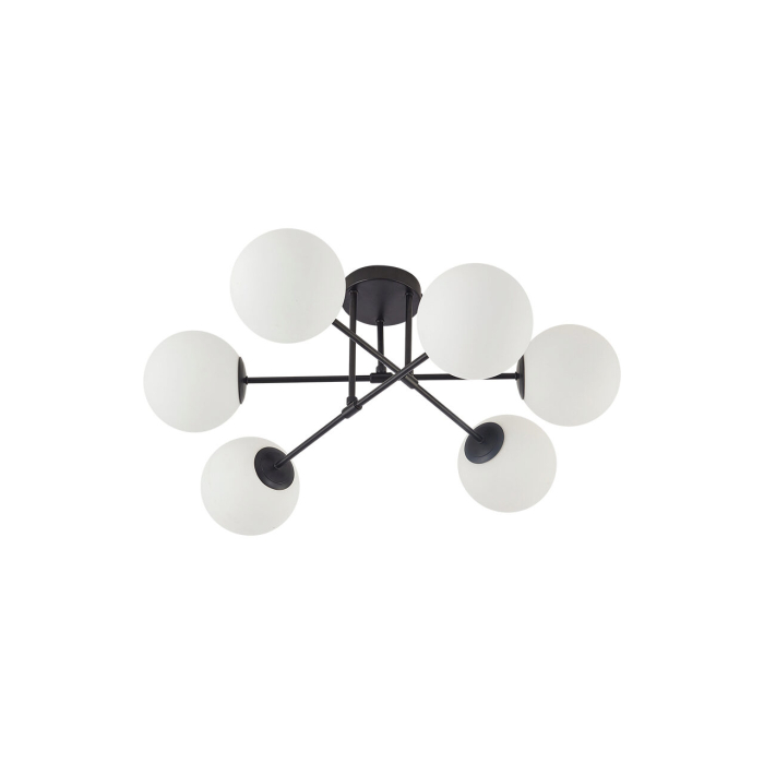 Plafoniera, alb mat/negru, 6x10W G9, BV01-00113 [3]