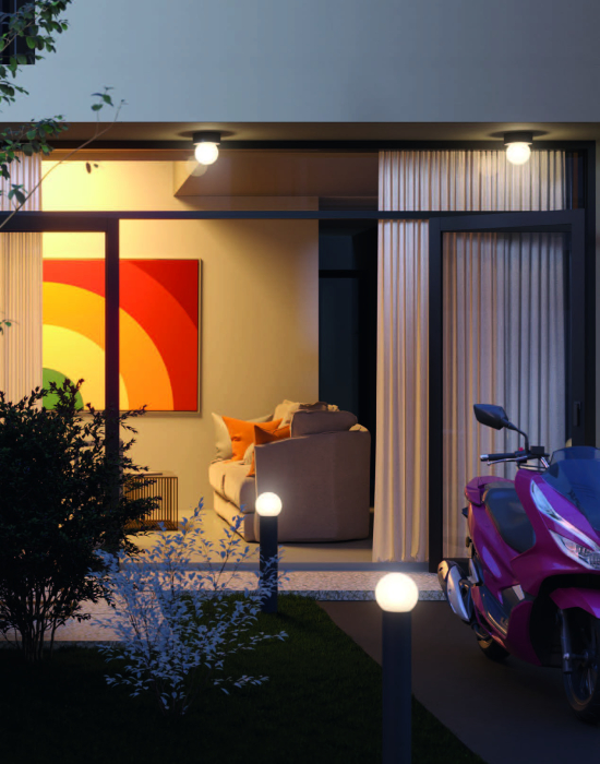 Plafoniera Bulk, gri, 1x28W E27, 90641 [3]