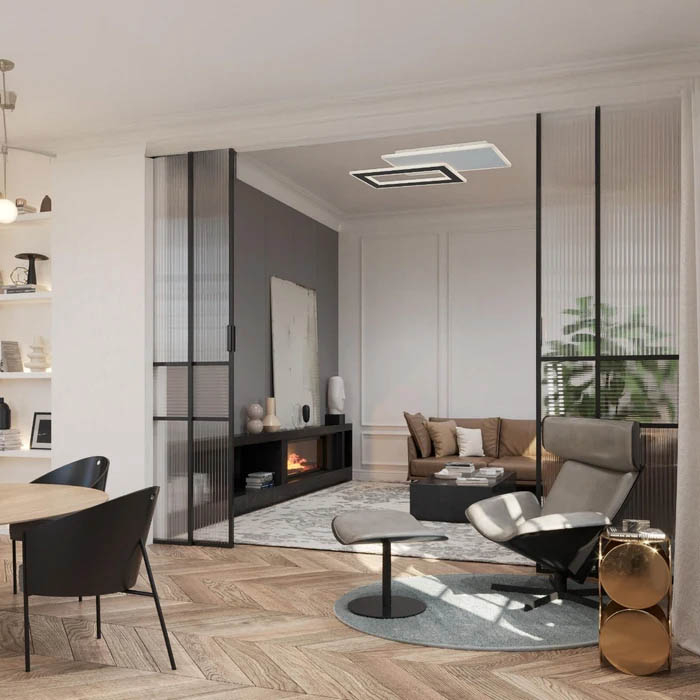 Plafoniera LED Area, alb/negru, 30W CCT 3000K/4000K/6500K, 01-4346 [2]