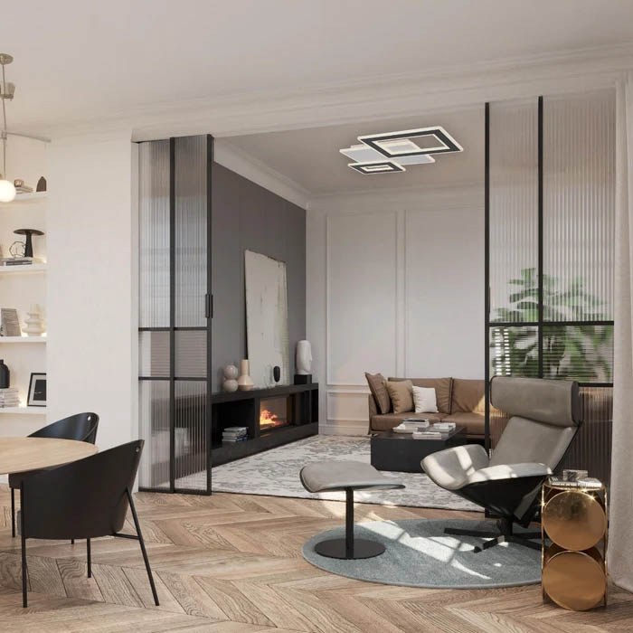 Plafoniera LED Area, alb/negru, 40W CCT  3000K/4000K/6500K, 01-4348 [2]