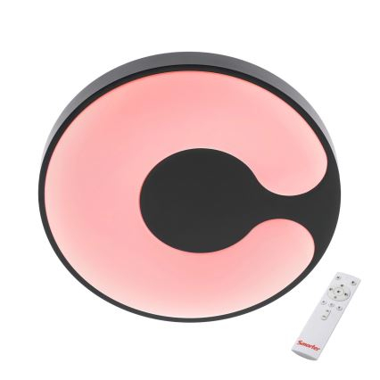 Plafoniera LED Bigsi, neagra, 48W, CCT 3000K/4000K/6500K+RGB [3]