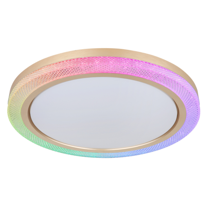 Plafoniera LED Bolly, metal alb/cristale , 20W+RGB 5W , CCT 2700-6500k [7]