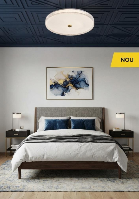 Plafoniera LED Button, metal alb, 36W CCT 3000K/4000K/6000K, KL151170 [2]
