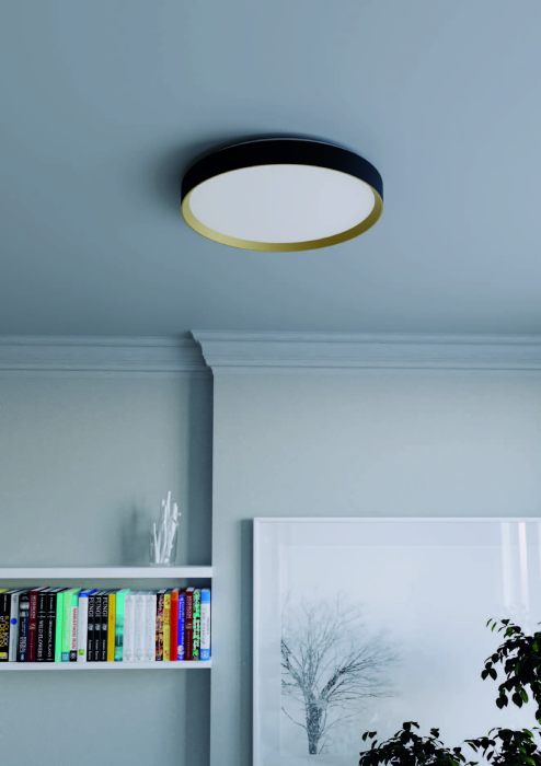 Plafoniera LED Caster, auriu/negru, 45W 01-2970 [2]