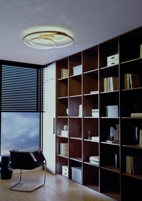 Plafoniera LED Centrix, auriu, 92W 3000K [3]