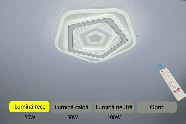 Plafoniera LED Cressida, 100W CCT 3000K/4000K/6500K [2]